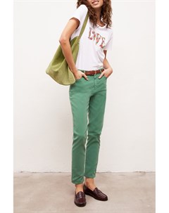 Зеленые прямые джинсы Gerard darel