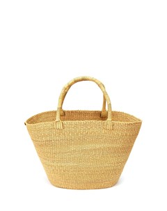 Плетеная сумка с желтой отделкой Panier Muun