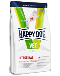 Vet Intestinal для взрослых собак при заболеваниях желудочно кишечного тракта 4 кг Happy dog