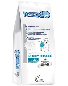 Puppy Condro Active для щенков всех пород при заболеваниях опорно двигательного аппарата 20 кг Forza10