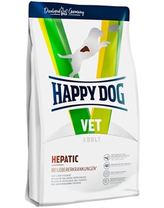 Vet Hepatic для взрослых собак при заболеваниях печени 4 кг Happy dog