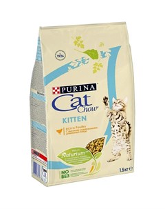 Сухой корм для котят Kitten 1 5 кг Cat chow