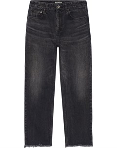 Узкие джинсы с необработанными краями Balenciaga