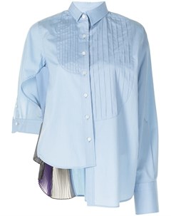 Рубашка асимметричного кроя с плиссировкой Kolor