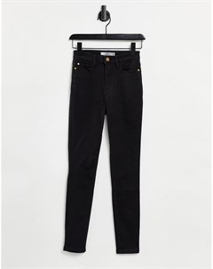 Черные зауженные джинсы с высокой талией Jona Jdy