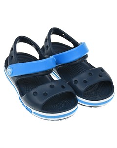 Синие сланцы сандалии детские Crocs