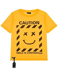 Желтая футболка с музыкальным брелоком детская Yporqué