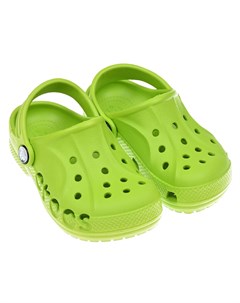 Зеленые классические сланцы детские Crocs