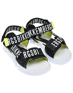 Черные сандалии с логотипом детские Bikkembergs
