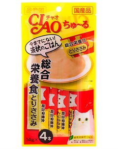 Лакомство Ciao для кошек для восстановления организма с парной курицей 56 гр 1 х 6 шт Inaba