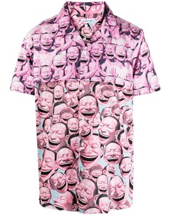 Многослойная рубашка с графичным принтом Comme des garçons shirt