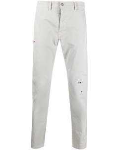 Узкие брюки средней посадки Grey daniele alessandrini