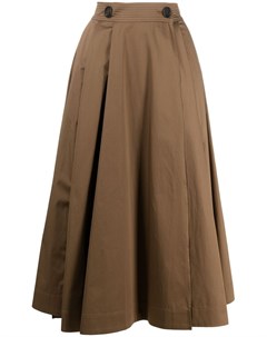 Расклешенная юбка со складками S max mara