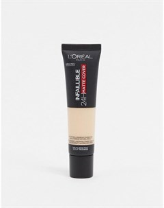 Матирующая тональная основа c SPF 18 Paris Infallible 24hr L'oreal