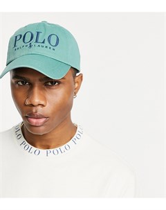 Зеленая кепка с текстовым логотипом x ASOS Exclusive Collab Polo ralph lauren