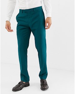 Сине зеленые брюки скинни Farah Henderson Farah smart