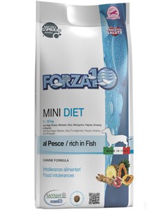 Dog Mini Diet монобелковый для взрослых собак маленьких пород при аллергии с рыбой 1 5 кг Forza10