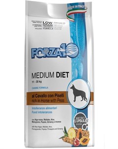 Dog Medium Diet Low Grain монобелковый низкозерновой для взрослых собак средних пород при аллергии с Forza10