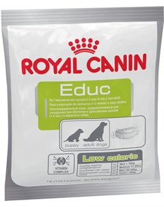 Лакомство Educ для собак и щенков для дрессуры 50 гр Royal canin