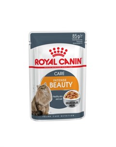 Intense Beauty Кусочки паштета в желе для взрослых кошек для кожи и шерсти 85 гр Royal canin