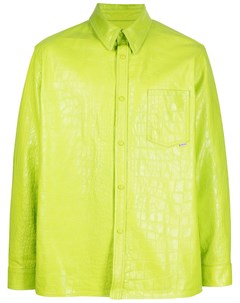 Куртка рубашка с тиснением под крокодила Martine rose