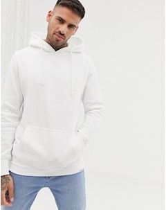 Худи белого цвета Pull & bear