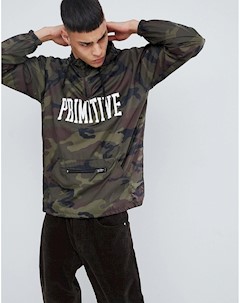 Куртка с камуфляжным принтом и молнией 1 4 Skateboarding Primitive