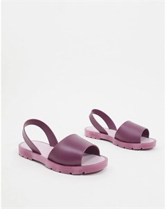 Фиолетовые сандалии из гибкого пластика Asos design