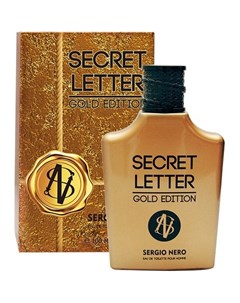 Secret Letter Gold Edition Sergio nero