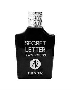 Secret Letter Black Edition Sergio nero