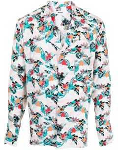 Рубашка на пуговицах с цветочным принтом Sulvam