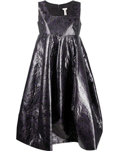 Расклешенное платье с жаккардовым узором Comme des garcons
