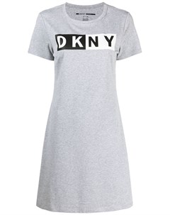 Платье футболка с логотипом Dkny