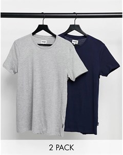 Набор из 2 футболок серого цвета Wrangler