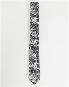 Узкий галстук с принтом в стиле барокко Bolongaro trevor