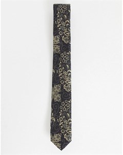 Узкий галстук с принтом в стиле барокко Bolongaro trevor