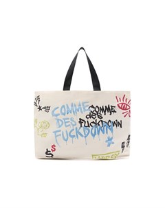 Текстильная сумка шопер Comme des fuckdown