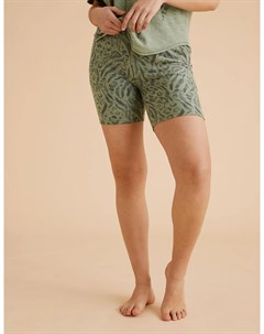 Пижамные шорты Flexifit с животным принтом Marks & spencer