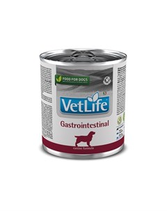 Vet Life Gastrointestinal Влажный лечебный корм для собак при заболеваниях ЖКТ 300 гр Farmina