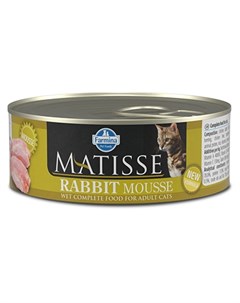 Matisse Полнорационный влажный корм для взрослых кошек с кроликом 85 гр Farmina