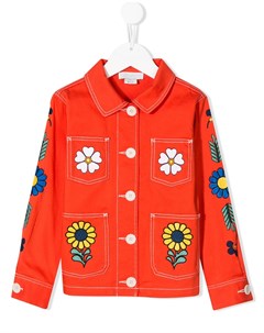 Куртка с цветочным принтом Stella mccartney kids
