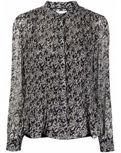 Плиссированная блузка с цветочным принтом Calvin klein