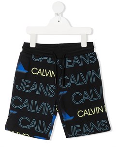 Спортивные шорты с логотипом Calvin klein kids