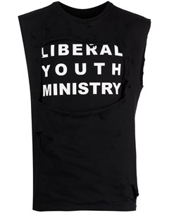Топ с логотипом Liberal youth ministry
