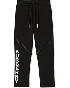 Спортивные брюки с логотипом Burberry kids