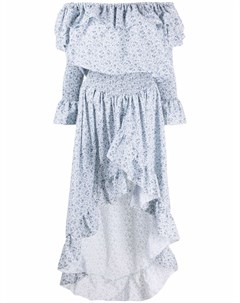 Платье с открытыми плечами и цветочным принтом Cc by camilla cappelli