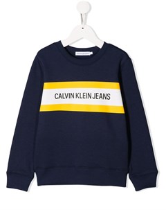 Толстовка с логотипом Calvin klein kids