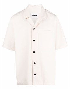 Рубашка с короткими рукавами и нагрудным карманом Jil sander