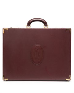 Портфель pre owned с тисненым логотипом Cartier