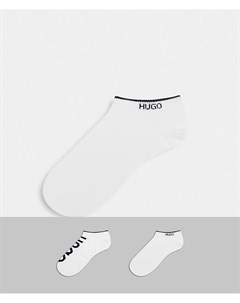 Набор из 2 пар белых спортивных носков с логотипом HUGO Hugo bodywear